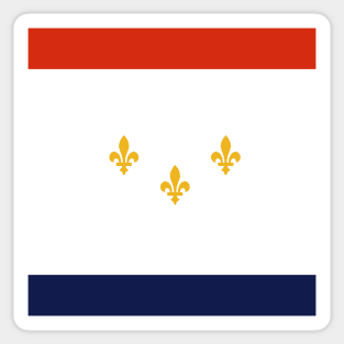 New Orleans Flag Sticker